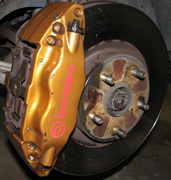 sti brembo calipers