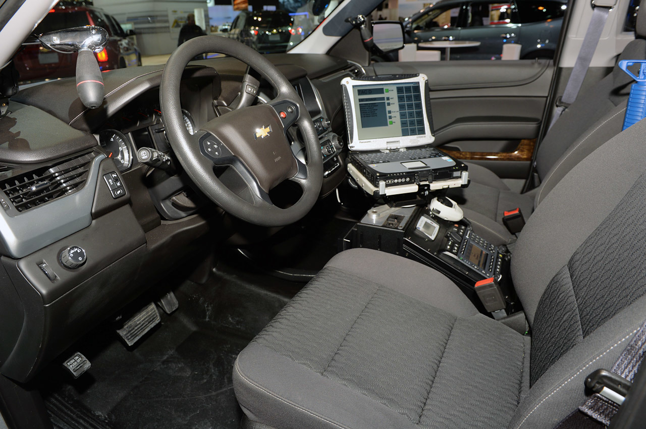 A closer look at the new 2015 Chevy Tahoe Police Vehicle