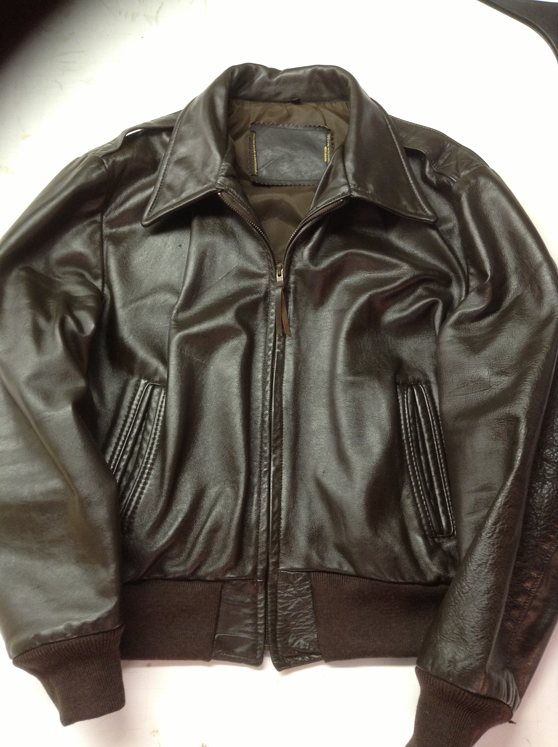 Leather jacket repair/restoration | The Fedora Lounge